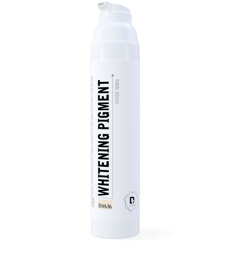 Derma Boost Serum - Whitening Pigment 100ml product image. Side profile, with top cap missing. Commonly used in Healthcare and Beauty- excellent for skin care. Product image set on a white background