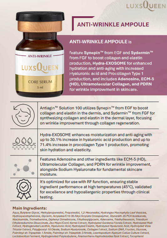 LuxQueen Core Serum Anti-Wrinkle Ampoule