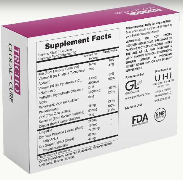 GLOCAL CURE TRiCHO SUPPLEMENTS