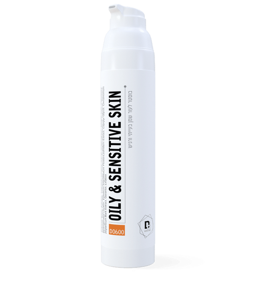 Derma Boost Serum - Oily & Sensitive Skin 100ml product image. Side profile, with top cap missing. Commonly used in Healthcare and Beauty- excellent for skin care. Product image set on a white background