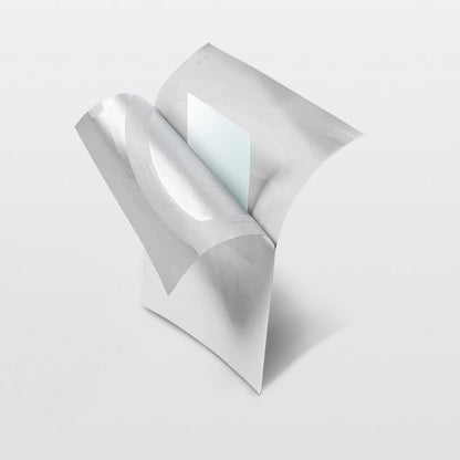 CJC-1295/Ipamorelin -- Strength -- Sublingual Peptide - Single Use - Product packaging. Image shows oral strip, single use packaging, set on a white background.