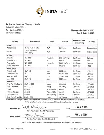 BPC-157 -- Rebuild -- Sublingual Peptide