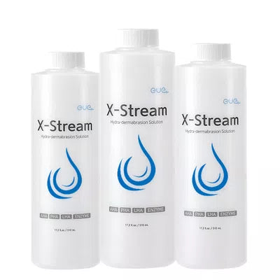 X-Stream - Hydra-Dermabrasion Solution - AHA PHA LHA ENZYME (17.2 fl oz) - Kit of 12 bottles